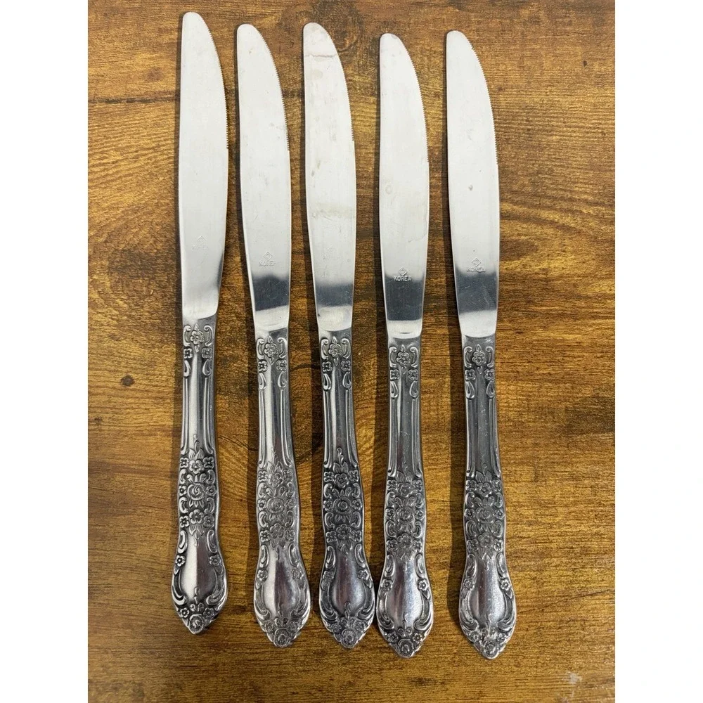 Northland Oneida Stainless Carolina Pattern Flatware Solid Knife 8 1/2